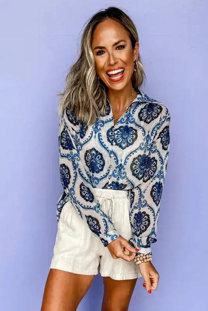 Tribal Chic Loose Shirt
