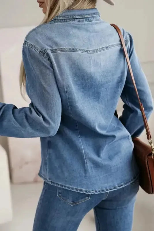 Twilight Tailored Denim Shirt