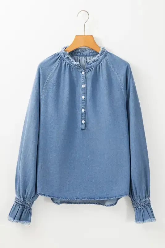 Urban Fringe Denim Shirt