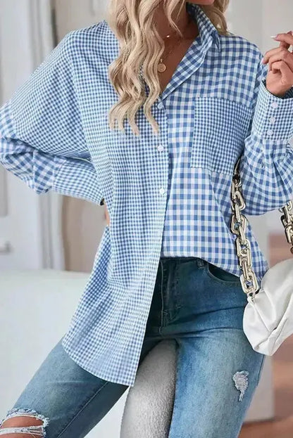 Urban Plaid Stripe Shirt