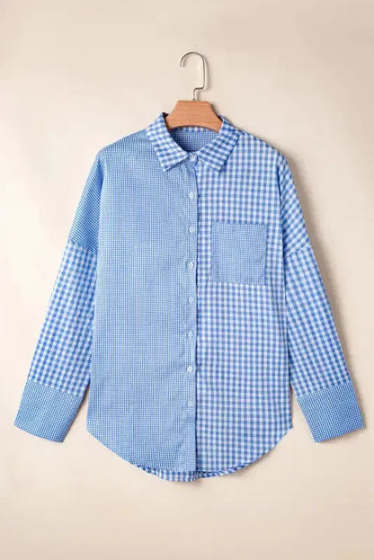 Urban Plaid Stripe Shirt