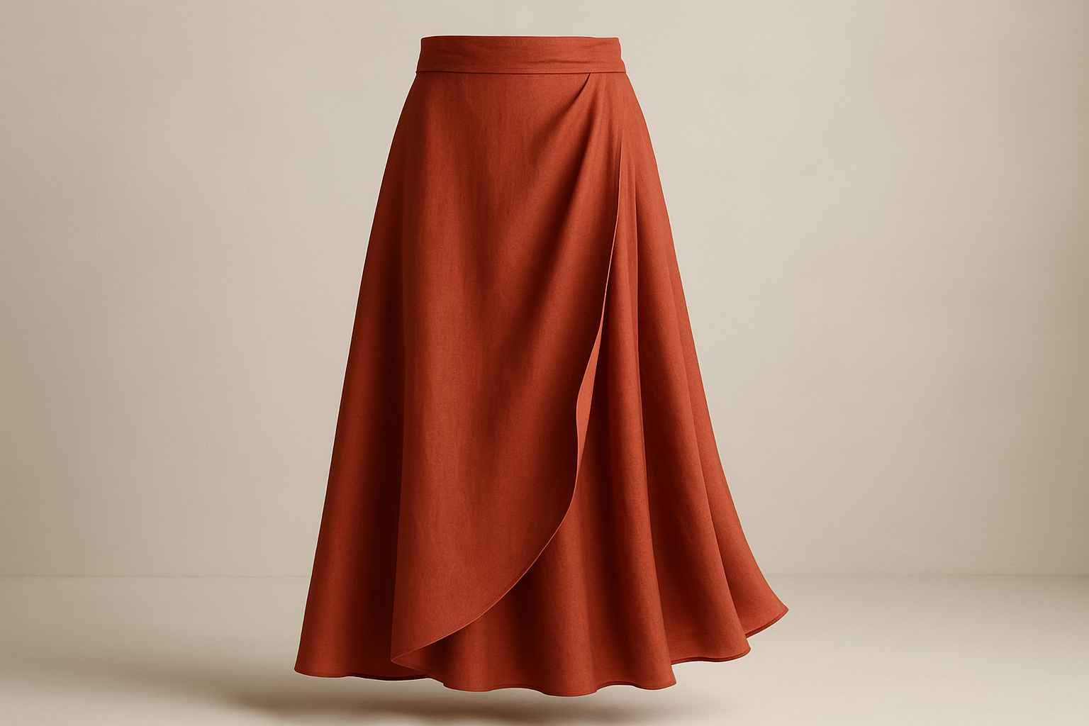 Verona Linen Wrap Skirt