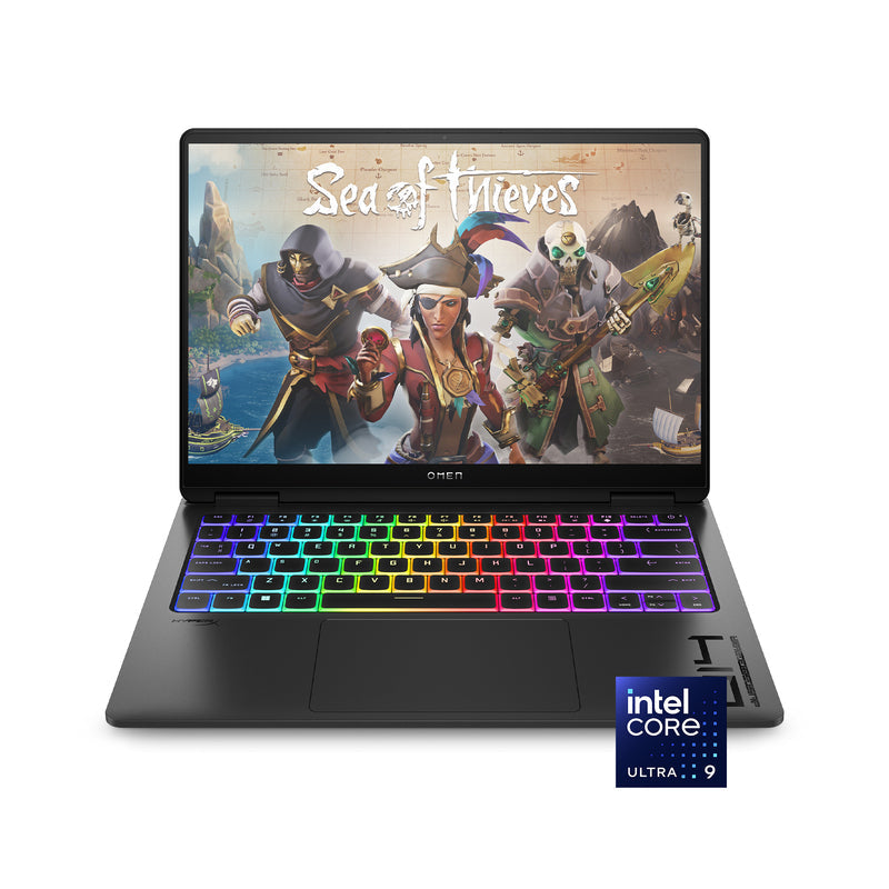 Φορητός υπολογιστής OMEN Transcend 14, Windows 11 Home, 14", Intel® Core™ Ultra 9, 32GB RAM, 2TB SSD, NVIDIA® GeForce RTX™ 4070, 3K, Shadow black